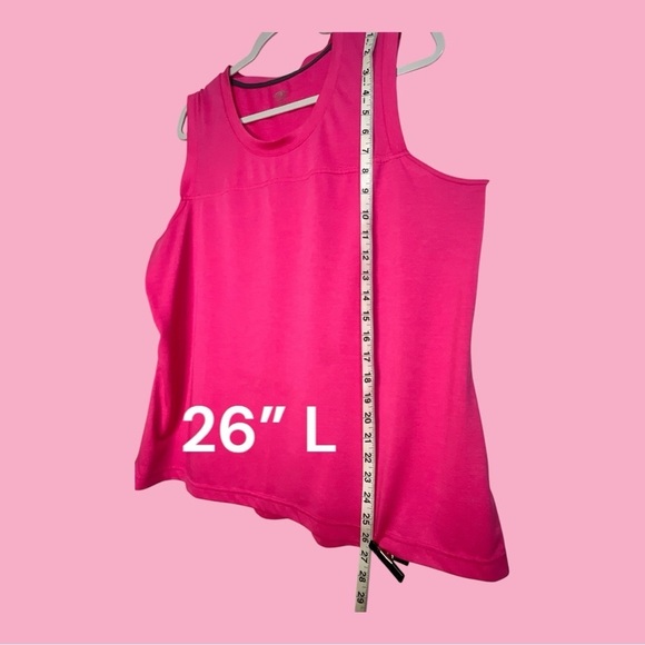Athletic Works Sleeveless Neon Pink Workout Top Size XL - Picture 2 of 5
